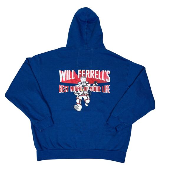 Aviator Nation Tops - Aviator Nation Will Ferrell Best Night Bolt Hoodie Women's Large Rare
